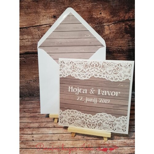  Poročna vabila ČIPKA PORČIP 116 Cene