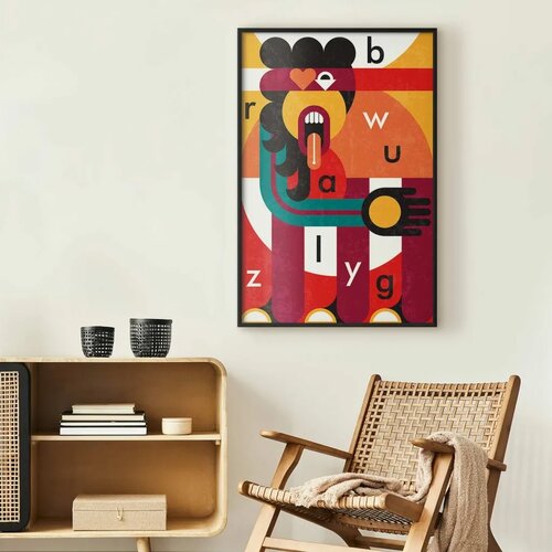  Plakat - Design Art 60x90 Crni okvir Cene