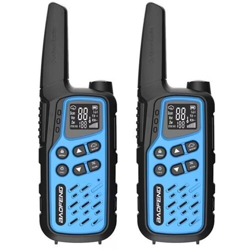 BAOFENG Walkie-Talkie BF-T25E Blue, 2 pieces Slike