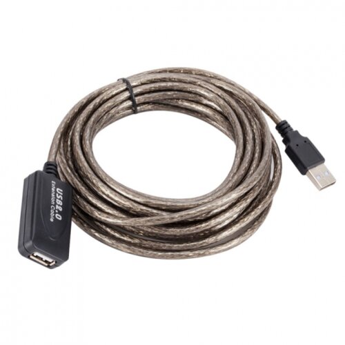  (85490) kabl usb 2.0 (muški) na usb 2.0 (ženski) 10m sivi Cene