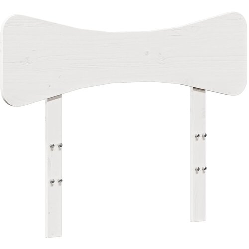 Maison Chic vzglavna omarica - nočna omarica - posteljna omarica bela 90 cm trdna borovina, (21710450) Cene