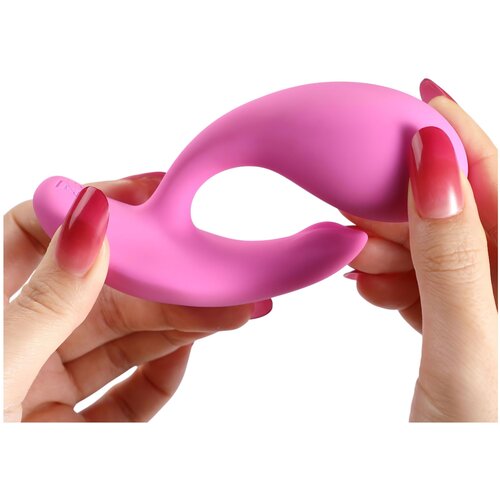 HoneyPlayBox OLY 2 Pressure Sensing App-enabled Wearable Clit &amp;amp; G Spot Vibrator Pink Slike