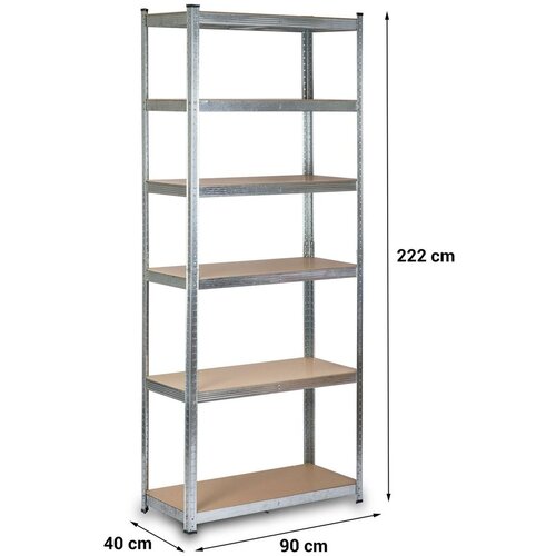 Metalni stalak za odlaganje 222 x 90 x 40 cm Humberg HR-814 Slike