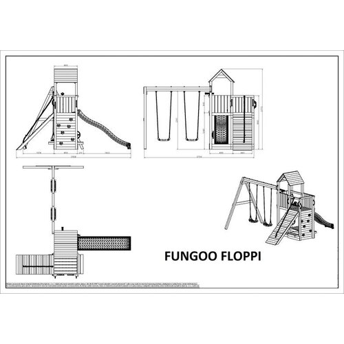 Fungoo Set FLOPPI - drveno dječje igrali&amp;scaron;te Slike