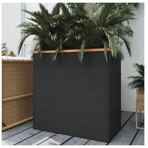  Sadilica crna 80 x 40 x 80 cm od poliratana Cene