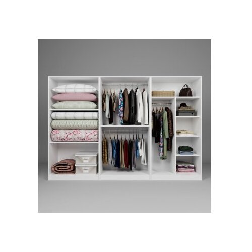 Hanah home ormar bele boje lucas 1600 89 Slike