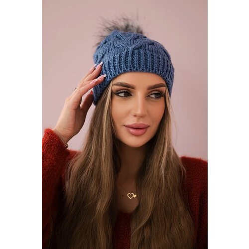  Cap with fleece Ela K242 jeans Slike