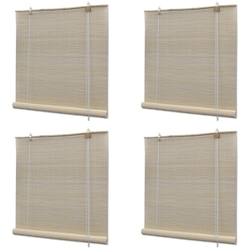 Rolo Rolete od prirodnog bambusa 4 kom 120 x 160 cm Cijene