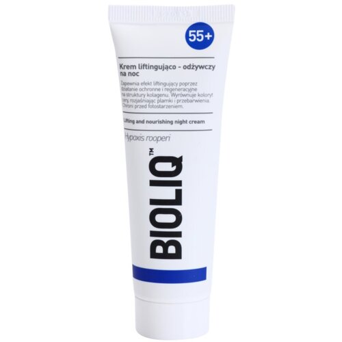 Bioliq 55+ nočna intenzivna krema za regeneracijo in obnovo kože obraza 50 ml Slike