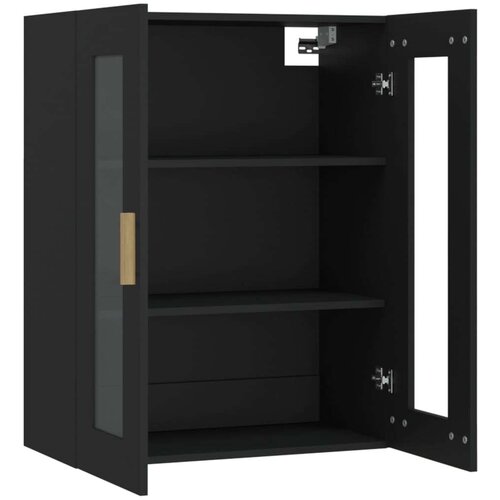 VidaXL Viseći zidni ormarić crni 69,5 x 34 x 90 cm Slike