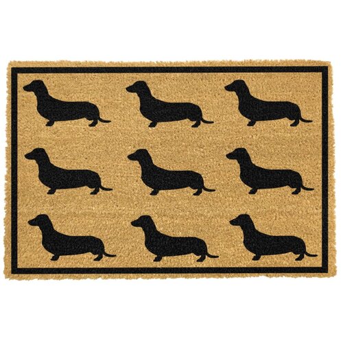 Artsy Doormats otirač ​od prirodnih kokosovih vlakana Dachshund, 40 x 60 cm Cijene