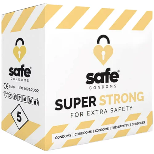 SAFE Super Strong - izjemno močan kondom (5 kosov)