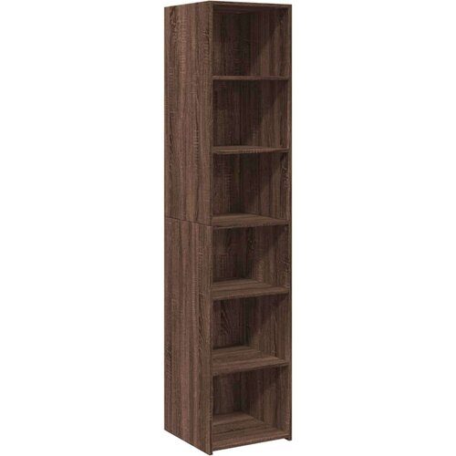 vidaXL Visoka komoda boja smeđeg hrasta 40x41x185 cm konstruirano drvo Cene