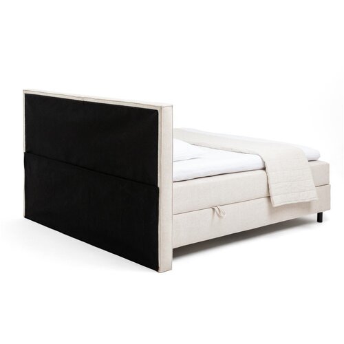 Bonami Selection bež boxspring postelja s prostorom za shranjevanje 180x200 cm elva bold &amp;ndash; Slike