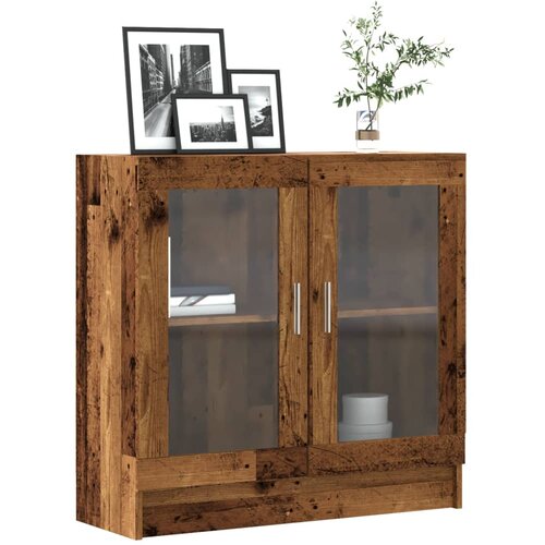vidaXL Knjižna omara starinski les 82,5x30,5x80 cm inženirski les Cene