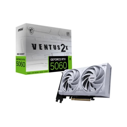 MSI svga rtx 5060 8GB ventus white 2X oc GDDR7, V537-003R Slike