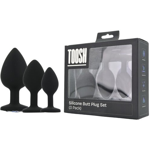Toosh KOMPLET ANALNIH ČEPOV Black Cene