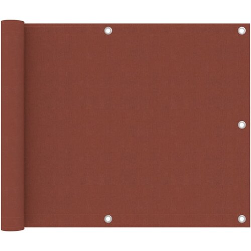 vidaXL Balkonsko platno terakota 75x500 cm oksford blago Cene