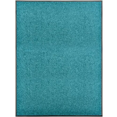 vidaXL Pralni predpražnik cyan moder 90x120 cm, (20756518) Cene