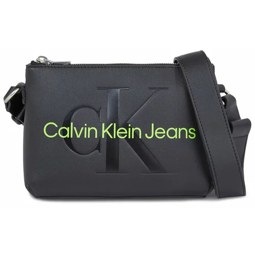 Calvin Klein Jeans Ročna torba Sculpted Camera Pouch21 Mono K60K610681 Črna