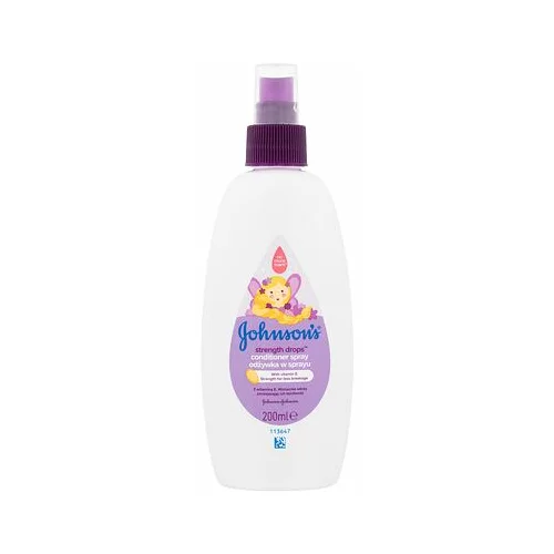 Johnsons Strenght Drops Kids Conditioner Spray balzam za lase 200 ml
