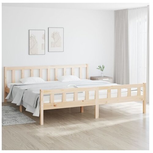  Posteljni okvir iz trdnega lesa 160x200 cm Cene