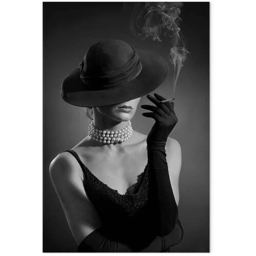  Slika - Black Elegance (1 Part) Vertical 80x120 Premium Print Slike