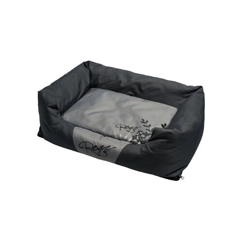 Rogz spice podz krevet za pse, s, 220x350x560mm, sivo-crni Slike