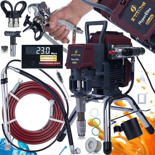 Rosfix Charliejeva Barvarska Enota &ndash; 2500 W, 25 Mpa, 3,5 L/Min, LCD, Brezkrtačni Motor, 15 M Vrhunska Kakovost | Serija Hyperelite, (5000212343) Cene