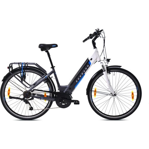 ZÜNDAPP Z901 700C Električni bicikl, 19/28", 36 V, 250W, Crno-beli Cene