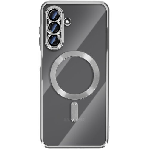 AVIZAR Ohišje za Galaxy A17, združljivo z MagSafe, s kromiranim robom, Srebrna, (5000190295) Cene