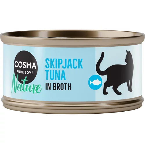 Cosma Ekonomično pakiranje Nature 24 x 70 g - Prugasta tuna