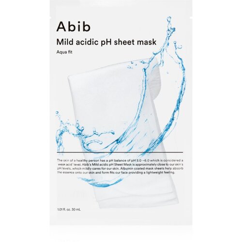 Abib Mild Acidic pH Sheet Mask Aqua Fit maska za lice za sve vrste kože 30 ml unisex Cijene