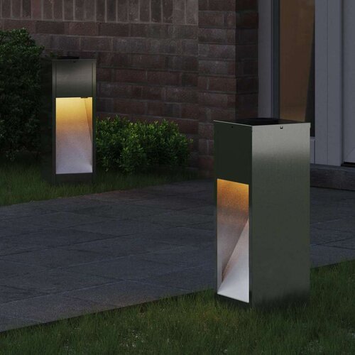  Solarna LED svjetiljka za stazu 2 pcs Galvanizirano Slike