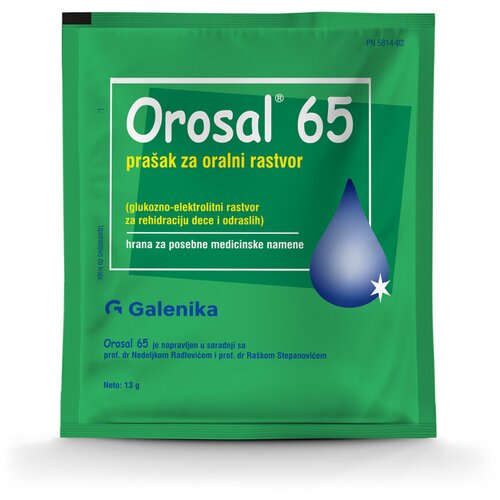 Orosal 65 prašak za oralni rastvor 13 g Cene