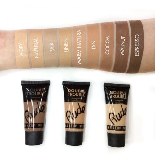 Rude Cosmetics tečni puder i korektor Slike