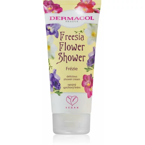 Dermacol freesia flower shower krema za prhanje, ki preprečuje izsušitev kože 200 ml za ženske