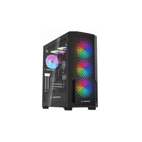  Kući&scaron;te gaming RAMPAGE SHELOB Mesh, Tempered Glass, 4*ARGB Infinity Fan, Hub, E-ATX, Mid-T, 39991 Cijene