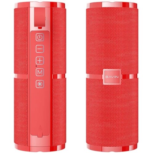 BAVIN bluetooth zvučnik 8W crvena Cene
