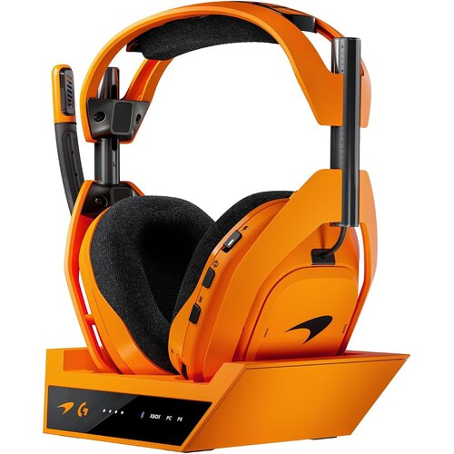 Logitech G Astro A50 X Lightspeed McLaren Edition brezžične igralne slu&amp;scaron;alke z bazno postajo za PC &amp;amp; PS5 &amp;amp; Xbox Slike