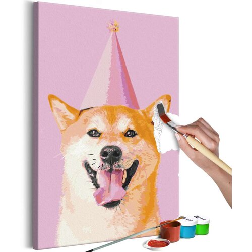  Slika za samostalno slikanje - Funny Shiba 40x60 Cijene