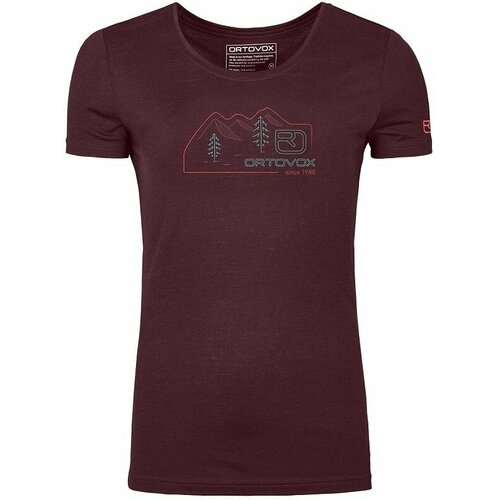 Ortovox 140 Cool Vintage Badge T-Shirt W Winetasting S Slike