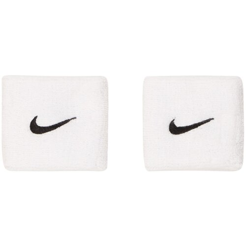 Nike Znojnice Swoosh Wristbands White/Black U Slike