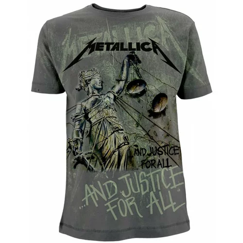 Metallica Majica And Justice For All Grey XL