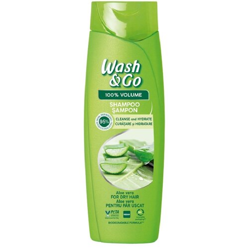 Wash&go šampon aloe vera w&g 360ml Slike