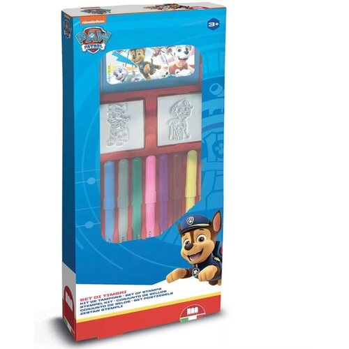 Multiprint Patrola &amp;scaron;apa kreativni set za pečate s 9 flomastera - Slike