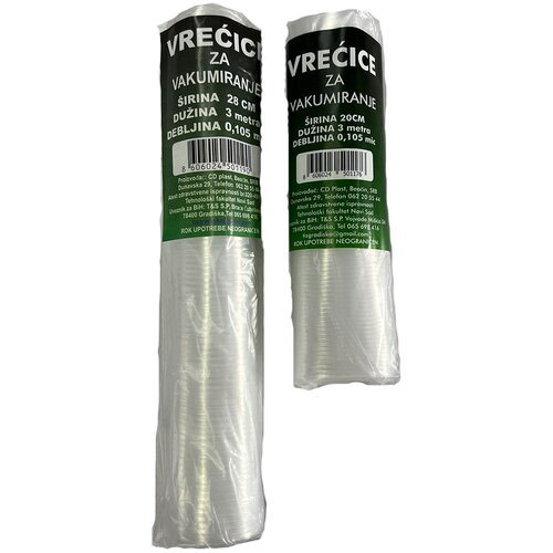 Rolna za vakumiranje rebraste 120X3M Slike