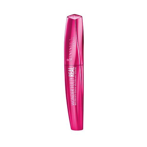 Rimmel London Wonder&amp;acute;Fully real with keratin maskara s keratinom za volumen in podalj&amp;scaron;anje trepalnic 11 ml odtenek 001 black Slike