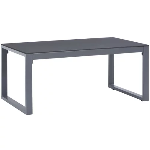  Klubska mizica 90x50x40 cm iz aluminija