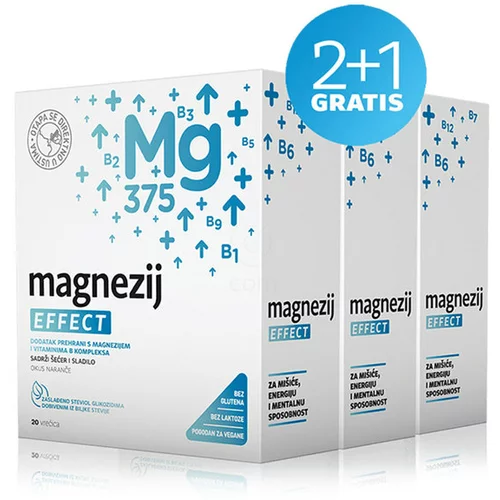 YASENKA Magnezij Effect 375, vrečice 2+1 GRATIS